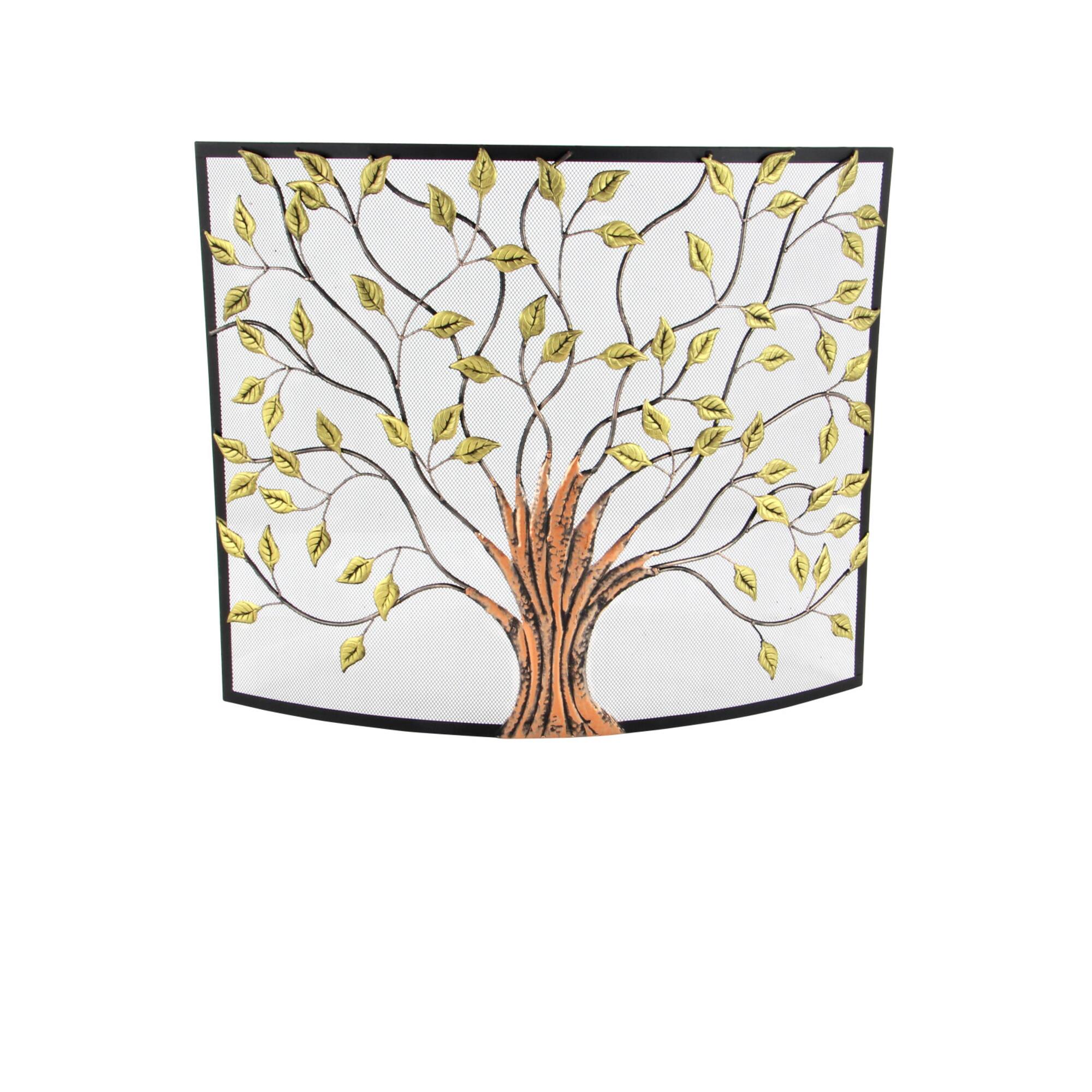 Metal Farmhouse Fireplace Screen